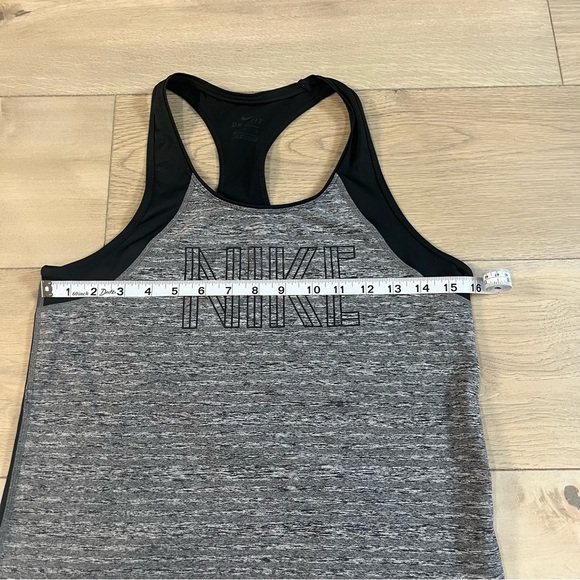 Nike Women's Gray and Black Tank Top - Picture 12 of 14
